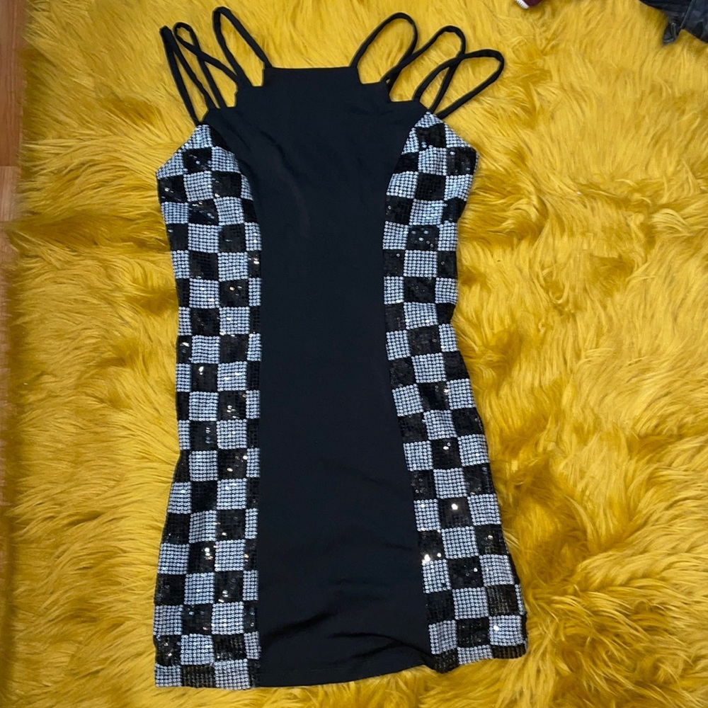 Tight little black dress!